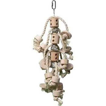 Hračka pro psa A.K. for Pets B.V. Hračka pták přírodní Maze Quapas! 49x30cm