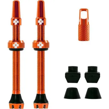 pumpička Muc-Off Tubeless Presta Valve Kit V2 60 mm Oranžová