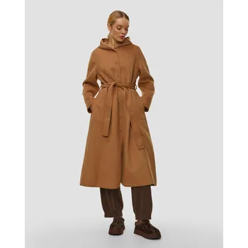 Dámský kabát Deha Dámský Vlněný Kabát D32163-48108 hnědá XS