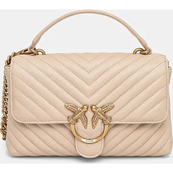 Kabelka Kožená kabelka Pinko 100043.A0GK béžová 08X, vel. ONE SIZE