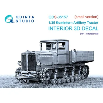 Plastikový model 1/35 Komintern Artillery Tractor 3D&col.Int.(TRUM)