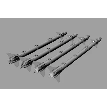 Plastikový model 1/72 AIM-9X Sidewinder (4 pcs.)