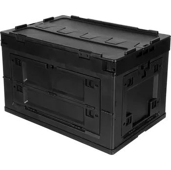 Úložný box MFH bedna skládací 60 L plastová ČERNÁ