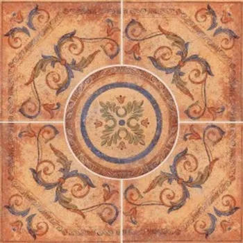 Stavebniny Rako Titus GDV62002 rozeta 66x66 oranžová set 5ks