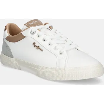 Dámské tenisky Sneakers boty Pepe Jeans KENTON COURT W PLS31588 bílá 00X, EUR 36