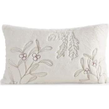 Povlak na polštářek VÁNOČNÍ DEKORAČNÍ POVLAK NA POLŠTÁŘ HOLLY 30X50 CM VZOROVANÁ