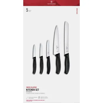 Multifunkční nůž Victorinox Kuchyňská sada 5ks černá