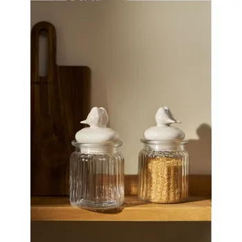 Dóza na potraviny Sinsay - Sklenice na potraviny s víčkem 2 pack - clear - 206HO-CLR - 206HO-CLR-ONE