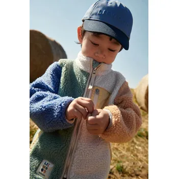 Chlapecké oblečení Bunda Liewood Nolan Pile Jacket LW19877 zelená 07X, vel. 110