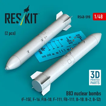 Plastikový model 1/48 B83 nuclear bombs (2 pcs.)