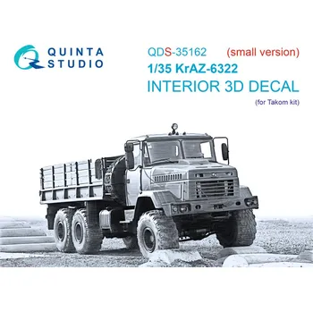 Plastikový model 1/35 KrAZ-6322 3D-Print&col.Interior (TAKOM) SMALL