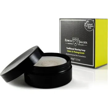Edwin Jagger Limes and Pomegranate mýdlo na holení v krabičce 65 g
