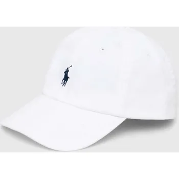 Kšiltovka Bavlněná baseballová čepice Polo Ralph Lauren 710548524 bílá 00X, vel. ONE SIZE