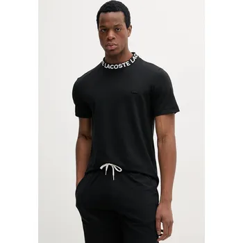 Pánské tričko Tričko Lacoste TH9582 černá 99X, vel. M