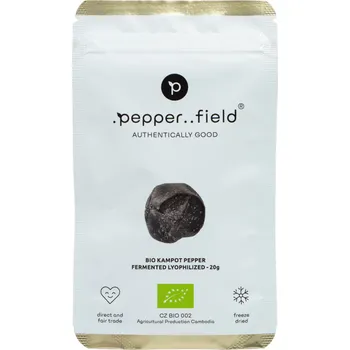 Koření BIO Kampotský pepř fermentovaný, lyofilizovaný a solený