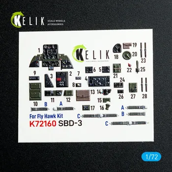 Plastikový model 1/72 SBD-3 Dauntless - interior 3D (FLYH)