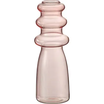 Váza Dekorativní váza J-Line Luna 28874 růžová 30X