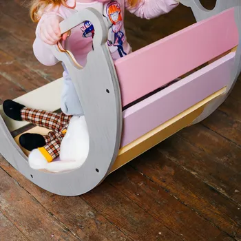 Hra na zahradu Family-scl Montessori balanční houpačka Sway-Šedá / Gelato