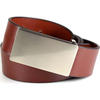 Opasek Papillon Pánský kožený opasek No.2 (35mm)-Cognac / 100 cm