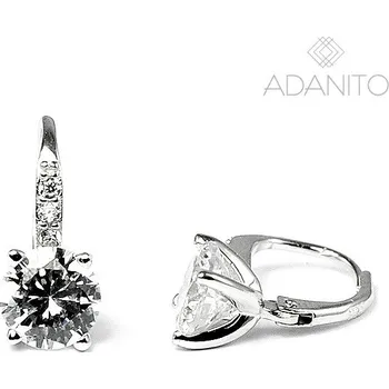 Náušnice Stříbrné náušnice s kameny