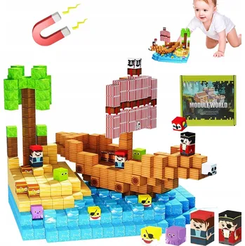 ostatní stavebnice STAVEBNICE KRYCHLE 100 KL. MONTESSORI HRAČKA STAVEBNÍ BLOKY