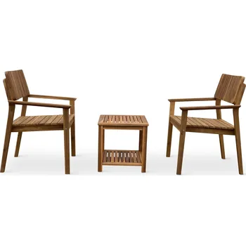 Zahradní sestava Noela Balkonový set Lotto + 2x dřevěné křeslo Lucy