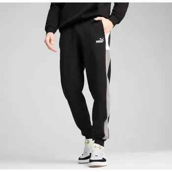 Pánské oblečení Pánské tepláky PUMA ESS BLOCK SWEATPANTS FL CL 684688-01 ČERNÁ M