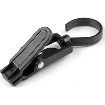 Háček plastový na zboží s klipem Varianta: černá, Balení: 5 ks