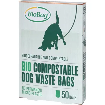sáček na exkrement BioBag Sáčky na psí exkrementy Dog 20x32cm 100% biologicky rozložitelné 50 ks
