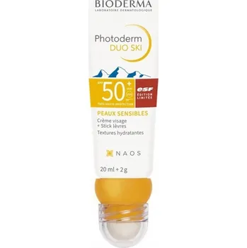 Opalování Bioderma Photoderm Duo Ski SPF50+ 20ml + 2g Sluneční ochrana