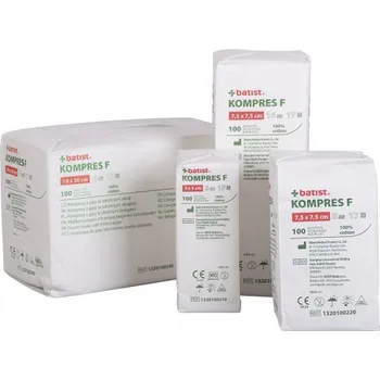 UV sterilizátor KOMPRES F 10x20 17n 8vr (100ks) nesterilní krytí z gázy se založenými okraji