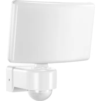 Hermetický LED reflektor zahradní lampa TOS 30W s PIR čidlem pohybu bílá
