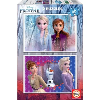 Puzzle Educa Puzzle 40 dílků Educa Puzzle 2 x 20 dílků Ledové Království II