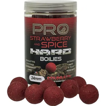 Boilies STARBAITS Hard Boilies Pro Strawberry Spice 200g 20mm