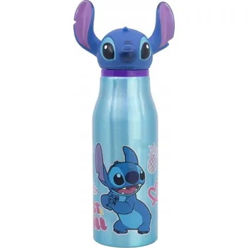 Láhev na vodu pro děti Disney Stitch s se šroubovacím uzávěrem jako Dárek, 690 ml