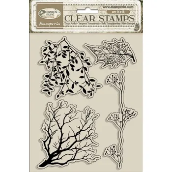 Dětské razítko Stamperia Větvičky - silikonová gelová razítka (4ks)