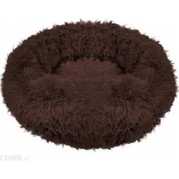 Pelíšek pro psa Pelíšek Springos hnědý kulatý 70 cm x 70 cm