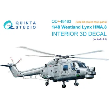 Plastikový model 1/48 Lynx HMA8 3D-Print&col.Interior (AIRF)