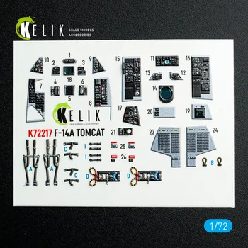 Plastikový model 1/72 F-14A Tomcat - interior 3D (HOBBYB)
