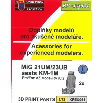 Plastikový model 1/72 MiG-21UM/23UB seats KM-1M (2 pcs.)