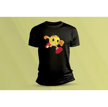 Dětská móda Dětské bavlněné tričko Pac-Man Ghostly Adventures. Černá velikost 152 (12-13 let)