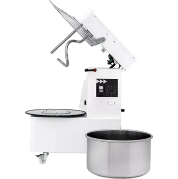 Spirálový mixér s odnímatelnou dvourychlostní mísou, 41 l, Prismafood, 112 kg/h, 41L, 400V/1700W, 480x815x(H)850mm | 222935