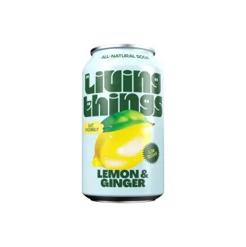 Limonáda Living Things - Lemon Ginger - 330ml