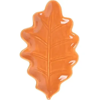 Velkoobchodní zářivá keramická miska ve tvaru podzimního listu: Dekorativní tác na šperky a
