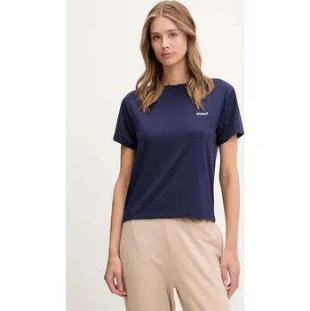 Pánské tričko Tričko HUGO NIKKA_T-SHIRT 50534300 námořnická modř 59X, vel. S