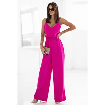 Dámské kalhoty Volné kalhoty z prémiového materiálu Verona Barva: Růžová, Velikost: XS/S