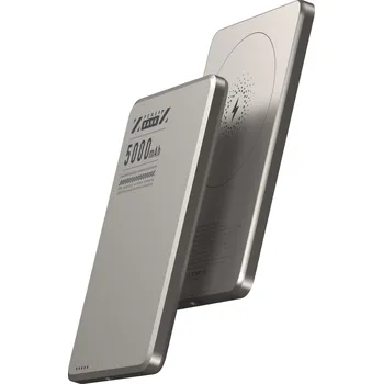 Powerbanka Kovová Ultra-Tenká 10000mAh MagSafe Powerbanka - Zlatá