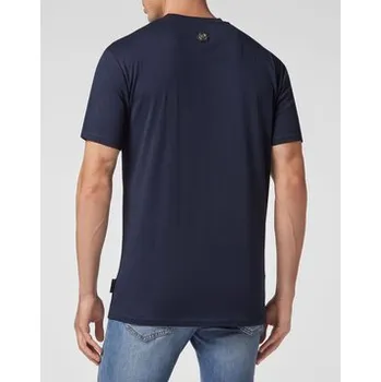 PHILIPP PLEIN T-Shirt 22947 Tmavomodrá Regular Fit 3XL
