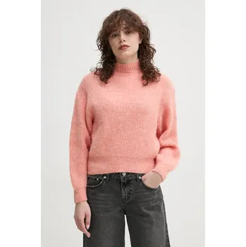 Pánský svetr Svetr z vlněné směsi American Vintage EAST18QE25 oranžová 32X, vel. M