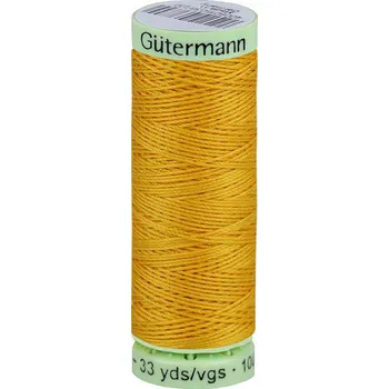 Nit Polyesterové nitě Gütermann Jeans návin 30 m, střední, 415 žlutá mimóza